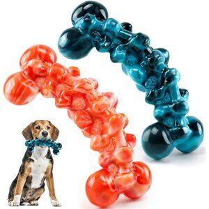 Large Dog Chew Toys: 2 Pack Dog Toys for Aggressive Chewers